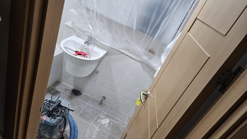 평택 누수탐지 통복동 다세대 4층 현관 천장 시공 후기 사진