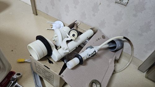 동작구 누수탐지 대방동 아파트 10층 다용도실 벽면 시공 후기 사진