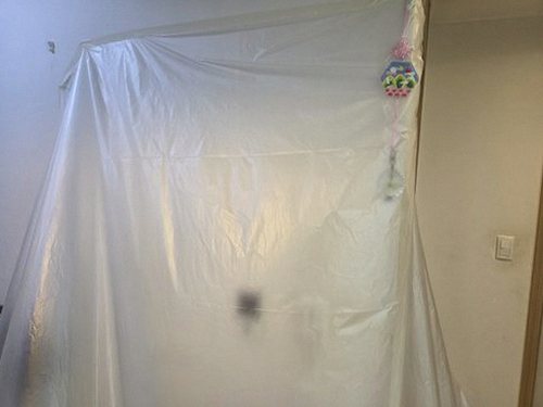 삼성동 아파트 7층 거실 벽 시공 후기 사진