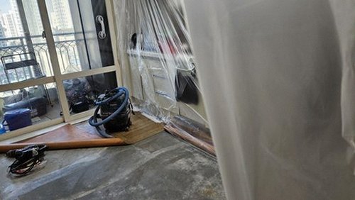 가양동 아파트 5층 거실 시공 후기 사진