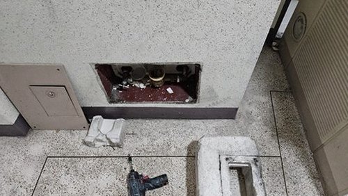 북창동 상가 건물 1층 주방 시공 후기 사진