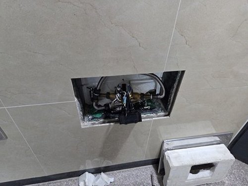 정동 상가 건물 1층 화장실 시공 후기 사진