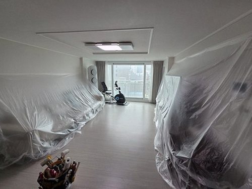 공평동 빌라 3층 거실 시공 후기 사진