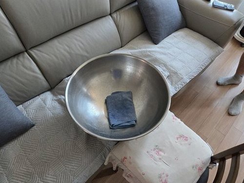 평동 아파트 4층 거실 벽 시공 후기 사진