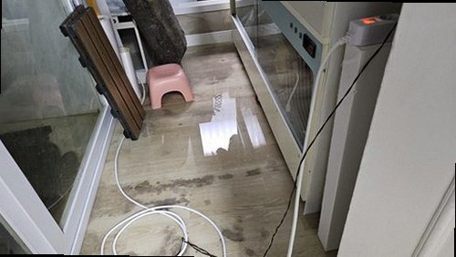 마포구 누수탐지 신수동 누수탐지 베란다 방수 불량과 배관 누수 비교