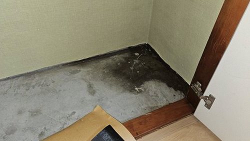 송파구 누수탐지 거여동 빌라 반지하 거실 벽면 시공 후기 사진