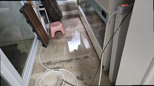 송파구 누수탐지 방이동 다세대 4층 베란다 시공 후기 사진