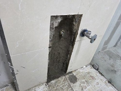 포천 누수탐지 수도계량기 별침 확인 및 배관 점검 장면