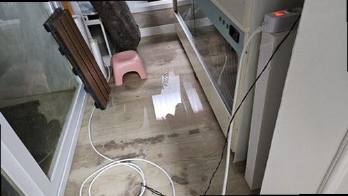 용산구 누수탐지 이태원동 빌라 4층 베란다 시공 후기 사진