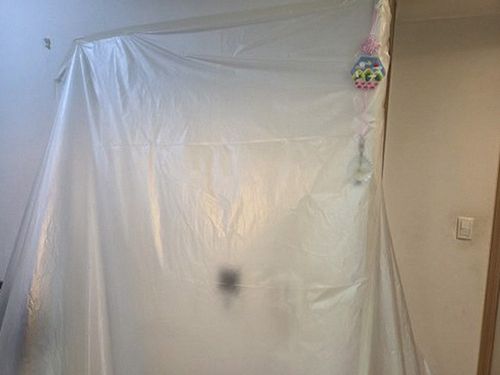 원미구 누수탐지 심곡동 아파트 10층 거실 천장 시공 후기 사진