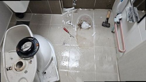 원미구 누수탐지 가스탐지기와 청음탐지기를 이용한 배관 누수 위치 확인
