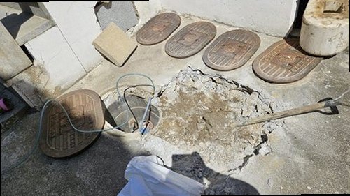 사상구 누수탐지 수도계량기 별침 움직임을 확인하는 점검 장면