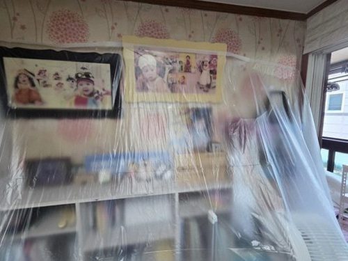 부산 강서구 누수탐지 가락동 단독주택 1층 다용도실 벽 시공 후기 사진